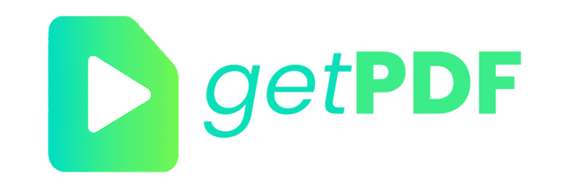 getPDF logo wordmark